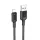 Data Cable Borofone Feliz Series (BX111) - USB to Lightning, PVC, Univerzális, 60W, 2.4A, 1m - Fekete