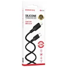 Borofone Lenny Sorozat Adatkábel (BX113) - Type-C to Lightning, 3A, 27W, Szilikon, 2m - Fekete