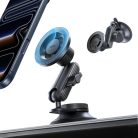 ESR Autós tartó OmniLock (2B5240162) - Műszerfalra, 360°, Mágneses, Rugalmas gömbcsuklós kar, Alumínium - Fekete/Karbon szálas