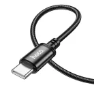 USB-A - USB-C Kábel Hoco X89, 60W, 3A, 1m, Fekete