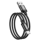 USB-A - USB-C Kábel Hoco X89, 60W, 3A, 1m, Fekete