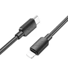 USB-C - Lightning kábel Hoco X96, 20W, 2.4A, 1m, Fekete