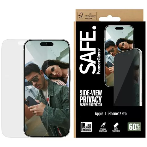 iPhone 17 Pro SAFE Üvegfólia by PanzerGlass Ultra-Wide Fit EasyAligner