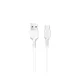 USB-A to USB-C Kábel Hoco Flash X20, 18W, 2A, 1m, Fehér