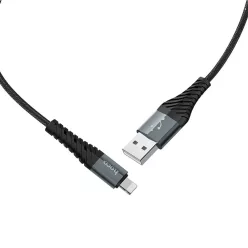 USB-A to Lightning Kábel Hoco X38 Cool, 18W, 2A, 1m, Fekete