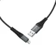 USB-A to Lightning Kábel Hoco X38 Cool, 18W, 2A, 1m, Fekete