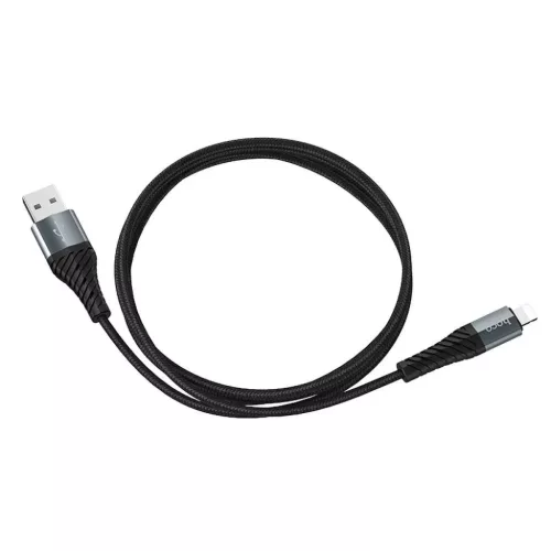 USB-A to Lightning Kábel Hoco X38 Cool, 18W, 2A, 1m, Fekete
