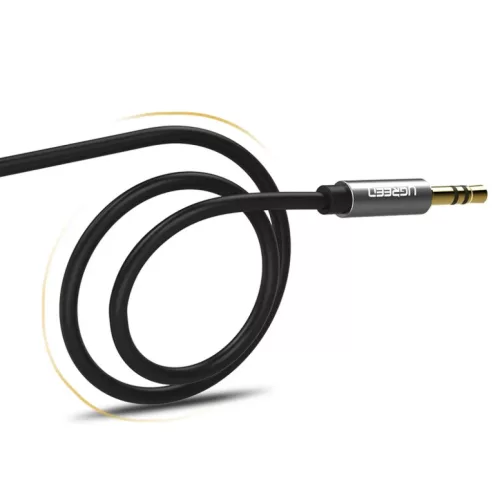 3.5mm-ről 3.5mm-re Audio Kábel Ugreen AV119, 2m, Fekete