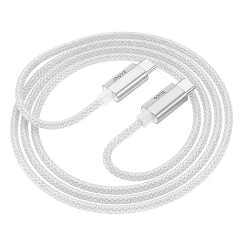 USB-C to USB-C kábel Hoco U134, 240W, 1.8m, Szürke