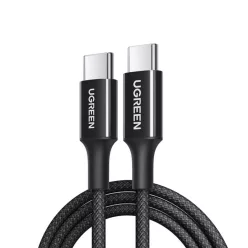 UGREEN L501 USB-C - USB-C kábel, 60W, 3A, 1m, fekete