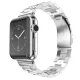 Apple Watch 1/2/3/4/5/6/7/8/9/10/SE/SE 2 (38/40/41/42mm) Techsuit - Ezüst Watchband (W036)