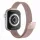 Apple Watch 1/2/3/4/5/6/7/8/9/10/SE/SE 2 (38/40/41/42mm) Pink Techsuit - Watchband (W034) óraszíj