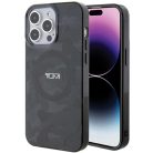 iPhone 15 Pro Max szürke terepmintás keménytok MagSafe kompatibilitással tok