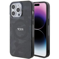   iPhone 15 Pro Max szürke terepmintás keménytok MagSafe kompatibilitással tok