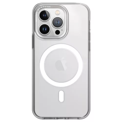 iPhone 15 Pro 6.1" UNIQ Calio Magclick Töltő tok átlátszó tok