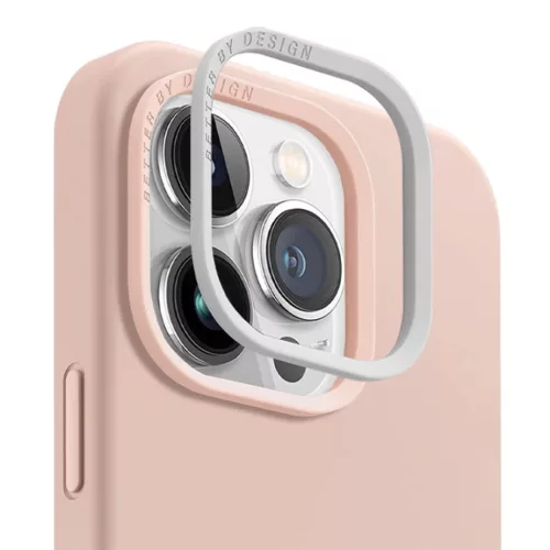 iPhone 15 Pro 6.1" UNIQ Lino Hue Magclick Charging tok rózsaszín