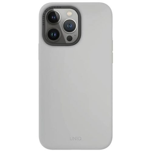 iPhone 15 Pro Max UNIQ Lino Hue Magclick Charging tok világosszürke