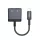 Lito Audio Adapter LA04L - Lightning to Jack 3.5mm, Type-C, Hívástámogatás, Gyors töltés, Hangerőszabályzó, 60W - Fekete