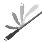 Energea Flow USB-C - USB-C kábel 1.5m Fekete 240W 5A PD Gyors Töltés