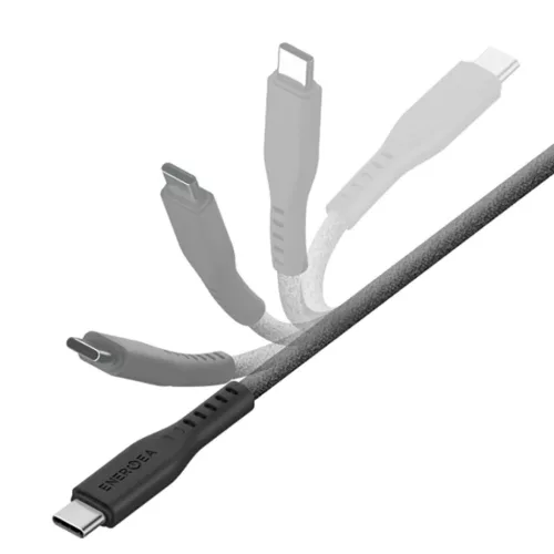 Energea Flow USB-C - USB-C kábel 1.5m Fekete 240W 5A PD Gyors Töltés