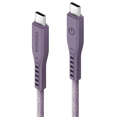 USB-C - USB-C kábel 1.5m lila 240W 5A PD gyors töltés