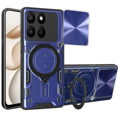 Honor 400 Smart / X7d 4G Techsuit CamGuard Pro - Kék tok
