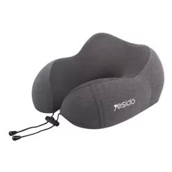   Yesido - Nyakpárna (MG17) - Kötöttanyagos, memóriahabos párnamag, ergonomikus kialakítás - Szürke