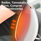 Yesido Háttámasz Masszírozó (MG15) - Fűtési funkcióval, Csendes működés, 32W, 2000mAh - Szürke