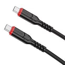 Hoco X59 USB-C - USB-C kábel PD QC 3A 60W 1 m fekete