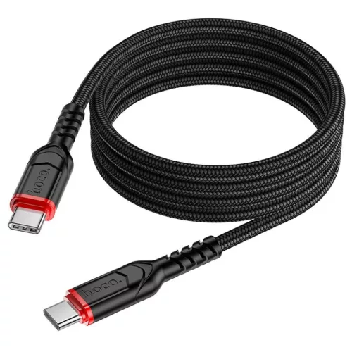 Hoco X59 USB-C - USB-C kábel PD QC 3A 60W 1 m fekete