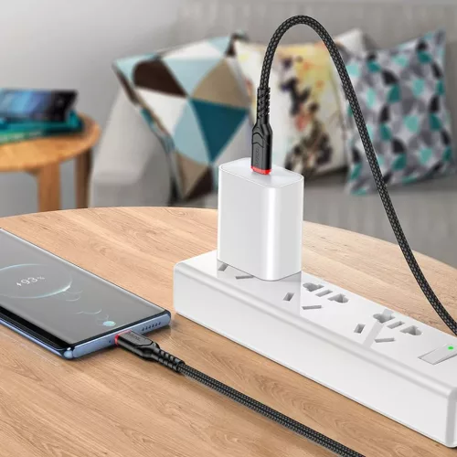 Hoco X59 USB-C - USB-C kábel PD QC 3A 60W 1 m fekete