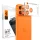iPhone 17 Pro Spigen Optik Pro XL „EZ Fit” Kamera üvegfólia Narancssárga