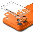 iPhone 17 Pro Spigen Optik Pro XL „EZ Fit” Kamera üvegfólia Narancssárga