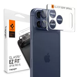  iPhone 17 Pro Spigen Optik Pro XL „EZ Fit” Kamera Üvegfólia Kék