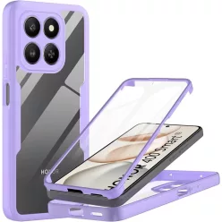   Honor 400 Smart / X7d 4G Lila Techsuit - ColorVerse 360 Series + Kijelzővédő tok