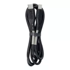 Forcell F-Energy USB-C - USB-C kábel, QC4.0/PD 5 A, 240 W, 1 m, karbon/fekete (CB-05C) flexibilis nyakkal