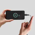 Forcell F-Energy USB-C - USB-C kábel, QC4.0/PD 5 A, 240 W, 1 m, karbon/fekete (CB-05C) flexibilis nyakkal