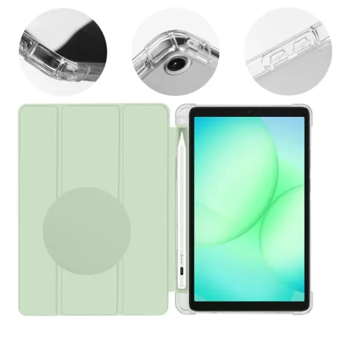 OBAL:ME MistyTab fliptok Samsung Galaxy Tab A11/A9 Light Green