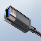 Yesido GS26 Hosszabbító Adapter - USB 2.0, 1.5m Kábel, Fonott, Nagysebességű Átvitel - Szürke