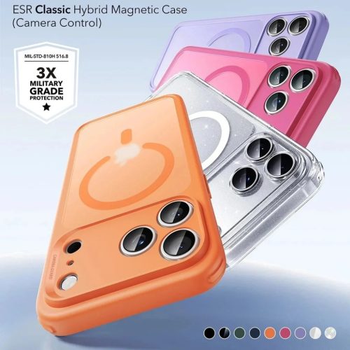 iPhone 17 Pro Max ESR - Classic Hybrid HaloLock - Frosted Orange tok
