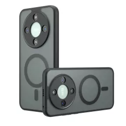   Honor Magic8 Lite Frosted Black Techsuit - PureFrost MagSafe tok