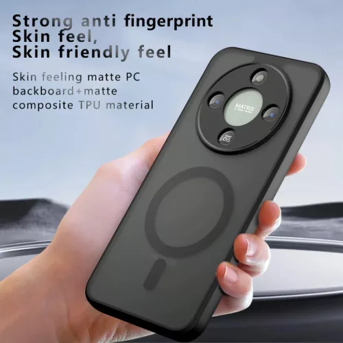 Honor Magic8 Lite Frosted Black Techsuit - PureFrost MagSafe tok
