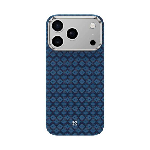 iPhone 17 Pro Max kék Benks Magnetic Armor Air Armor Grid Kevlar Tok Fémkeret 600D (0070) tok