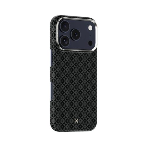 iPhone 17 Pro Max fekete Benks Magnetic Armor Air Armor Grid Kevlar tok Metal Frame 600D (B070)