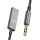 Mcdodo Type-C to Jack 3.5mm Audio Kábel (CA-8700), Spirál Design, Nylon Fonott, 1.7m - Fekete