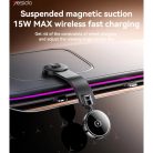 Autós tartó vezeték nélküli töltéssel (Yesido C316) - műszerfalra, N52 mágnesek, rugalmas, intelligens energia szabályozás, 15W - fekete