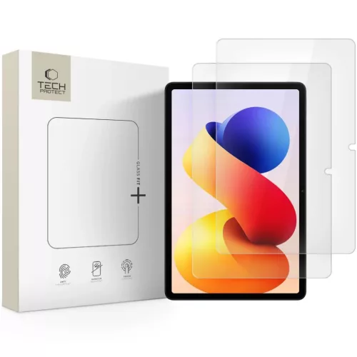 Xiaomi Redmi Pad Pro 12.1 / Redmi Pad 2 Pro / Poco Pad M1 üvegfólia Tech-Protect Glass Fit+ 2-csomag áttetsző