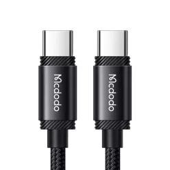   Mcdodo - Adatkábel (CA-3680) - Type-C to Type-C, Gyors töltés, 5A, 240W, 1.2m - Fekete