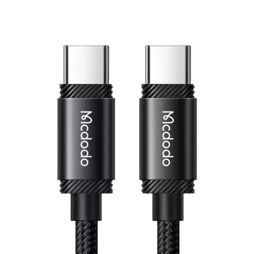 Mcdodo - Adatkábel (CA-3680) - Type-C to Type-C, Gyors töltés, 5A, 240W, 1.2m - Fekete