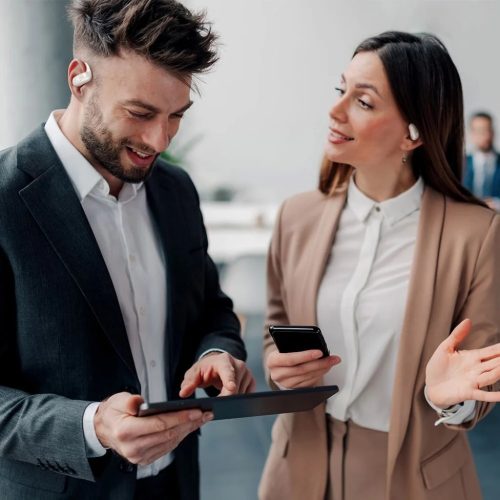 OWS Air O2 Open-Ear Vezeték nélküli Fülhallgató Széria (HP-8051), Bluetooth V5.4, Ergonomikus Dizájn, Bézs - Mcdodo